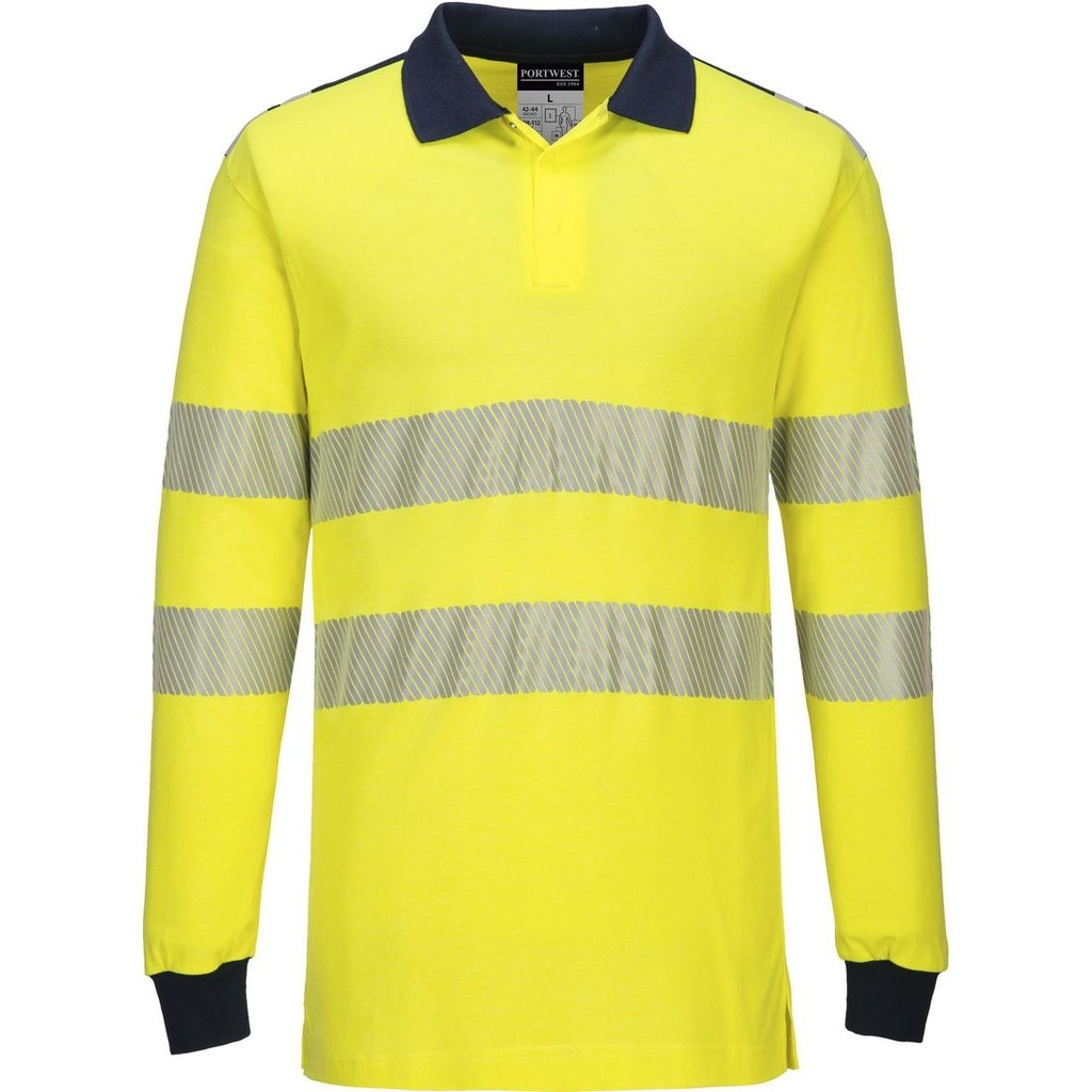 FR702 Këmishë polo Hi-Vis rezistente ndaj flakës PW3