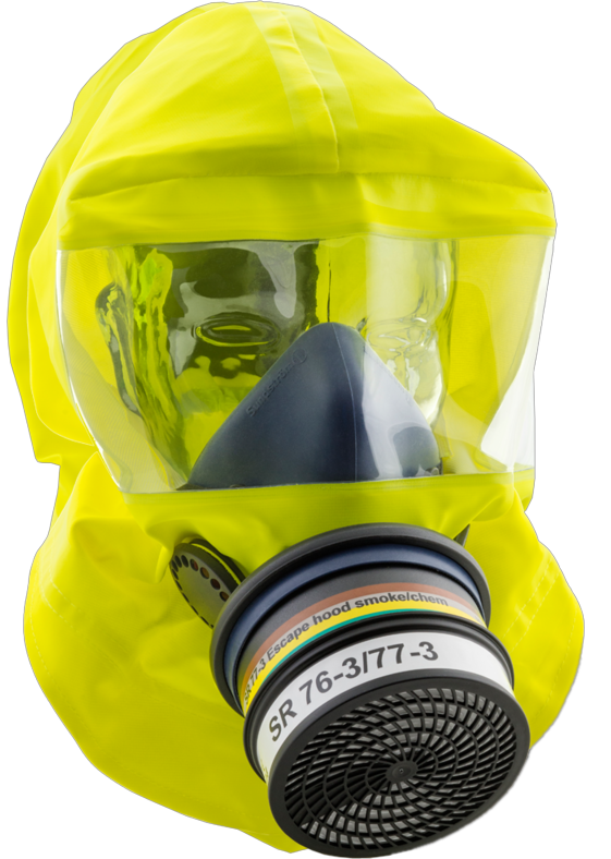 SR 77-3 Escape Hood Chemical/Smoke ABEK1-CO-P3