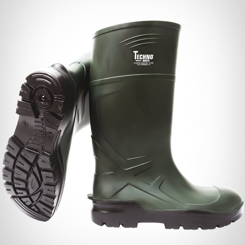 Techno TROYA Ultra Grip ПУ Заштитни Чизми S5 CI SRC