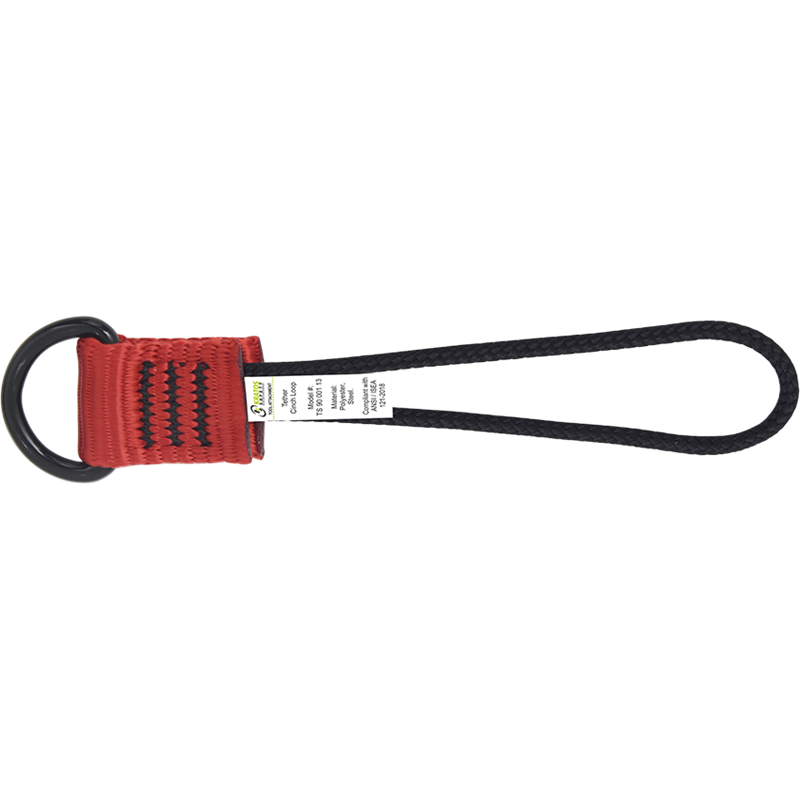 TS9000113 D-rings on webbing with cinching loop (2 pcs)