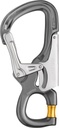 EASHOOK OPEN Connector with gated connection point for double lanyard and work positioning lanyard