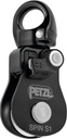 SPIN S1 Very high efficiency, compact single pulley with swivel