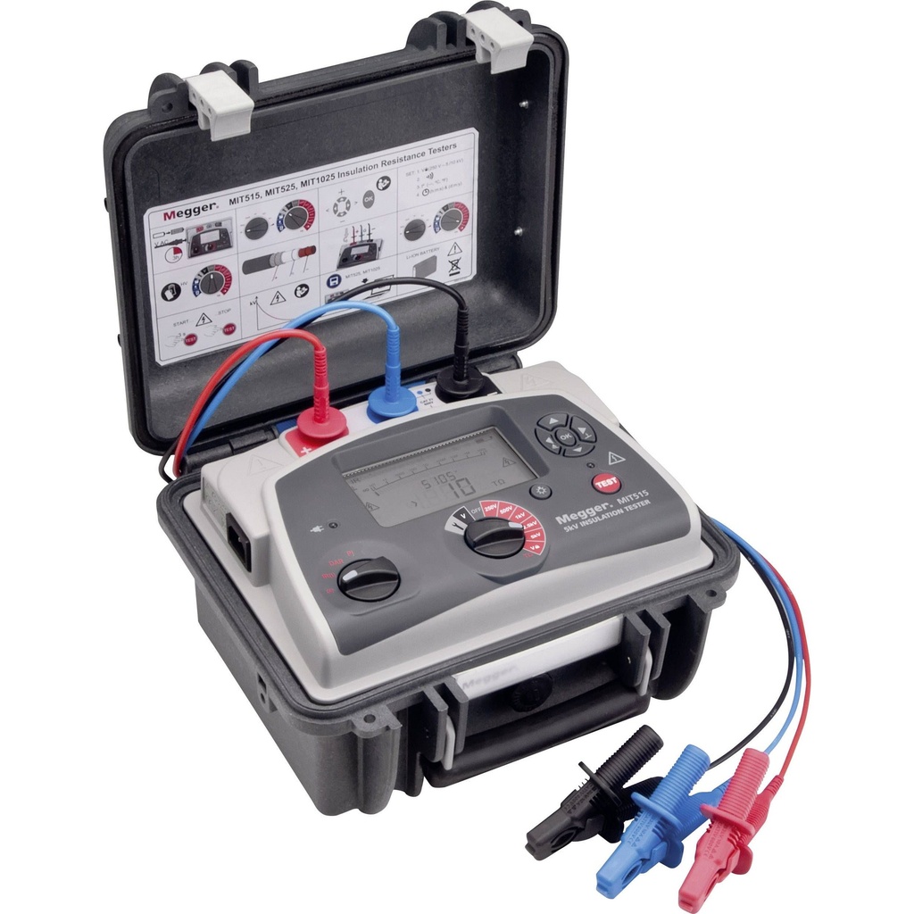MIT515 5 kV go / no-go insulation resistance tester
