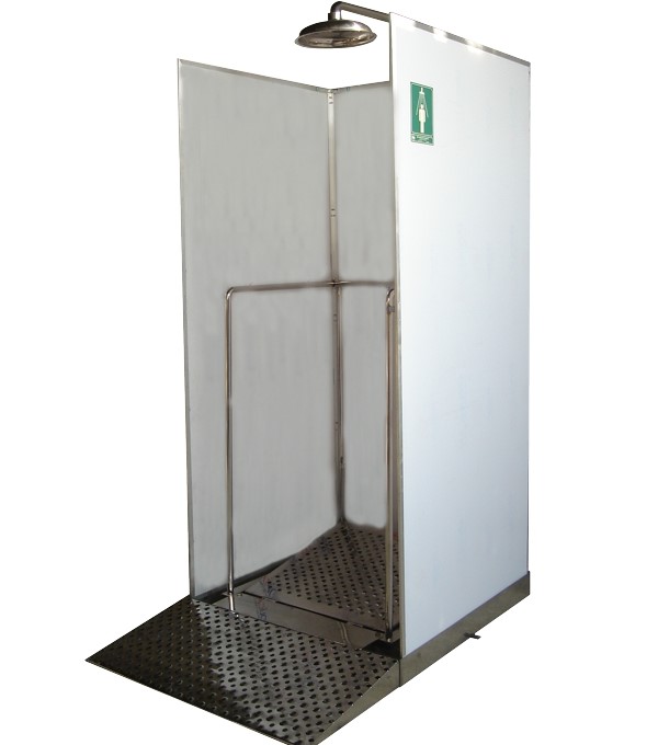 Emergency Shower, ISTEC Tip ES, with Cabinet, Platform operated