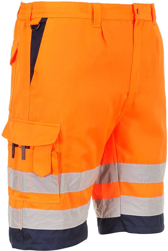 E043 Hi-Vis лесни Poly-cotton кратки панталони