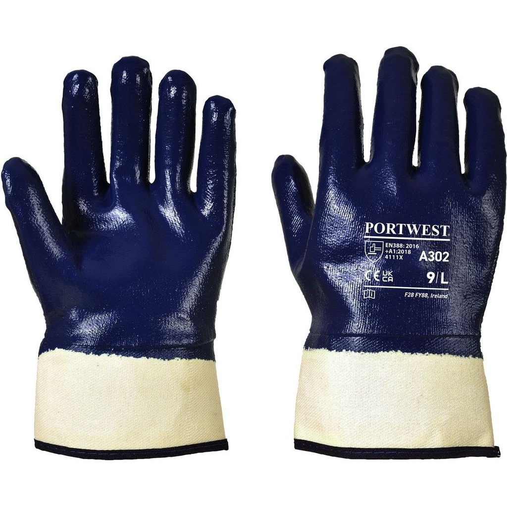 A302FOB Fully Dipped Nitrile Safety Cuff