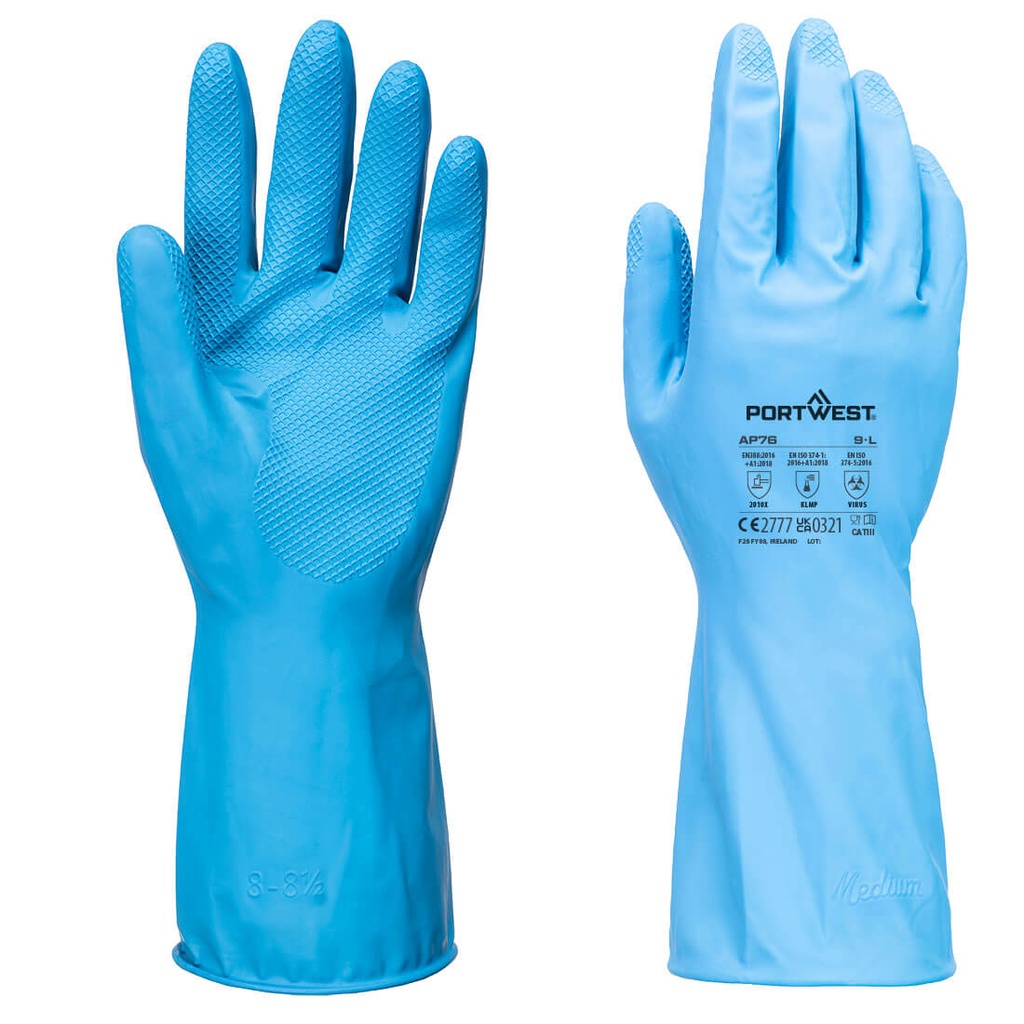 AP76 FD Chemical B Latex Light Gauntlet