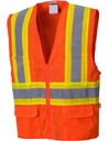 US371 Tulsa Contrast Hi-Vis Mesh Vest