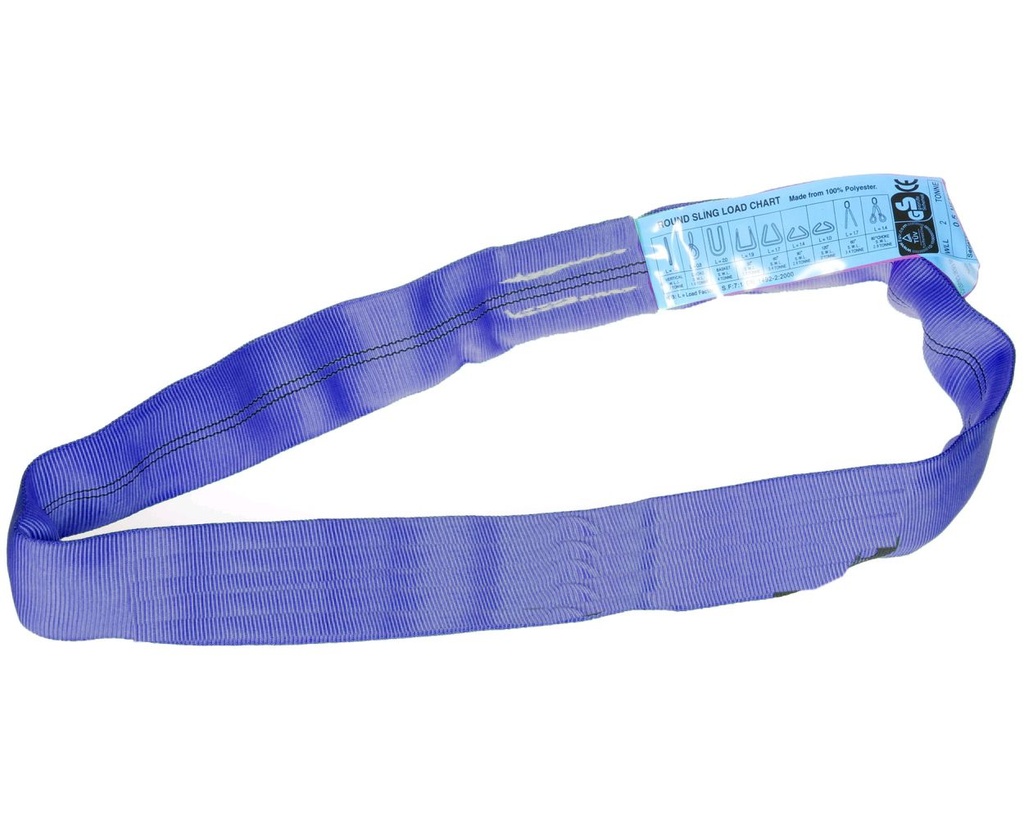 8 Tone Lifting Webbing Endless Round Sling