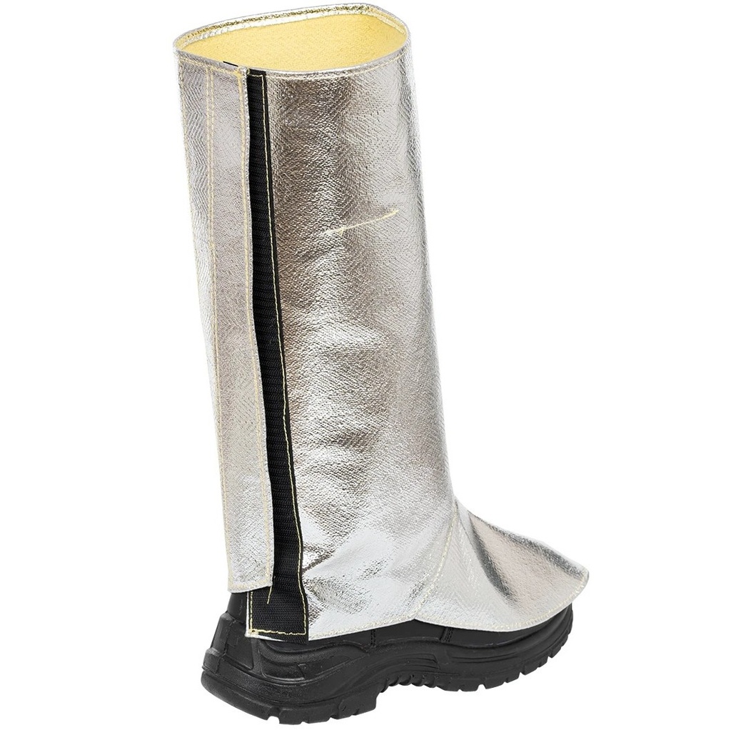 1457 HR4 BARA Aluminized Aramid fabric Gaiter, vertical Velcro