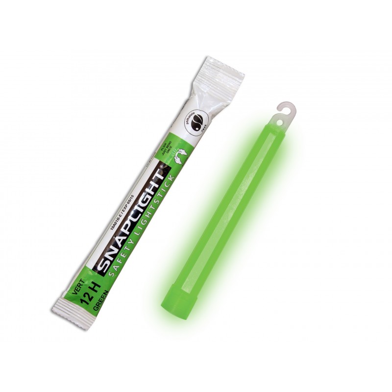 6" SNAPLIGHT GREEN LIGHTSTICK (15CM) 12HR