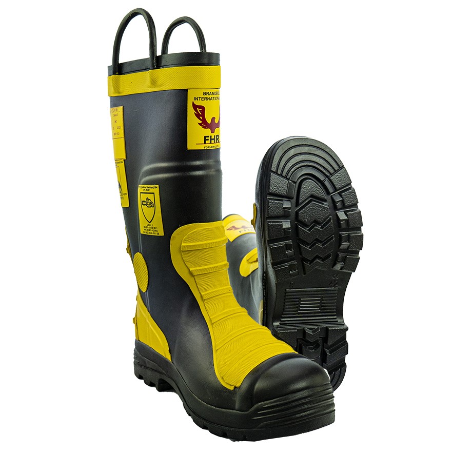 FHR 004 FireFighter Wellington Boots, with resistance to chain saw cutting