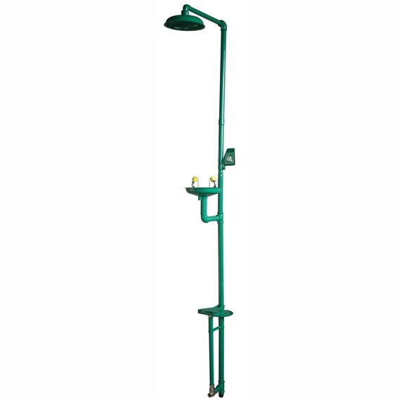 Freeze-Proof Combined Unit, ISTEC Typ ESW, Shower Hand/O, Eyewash Foot/O