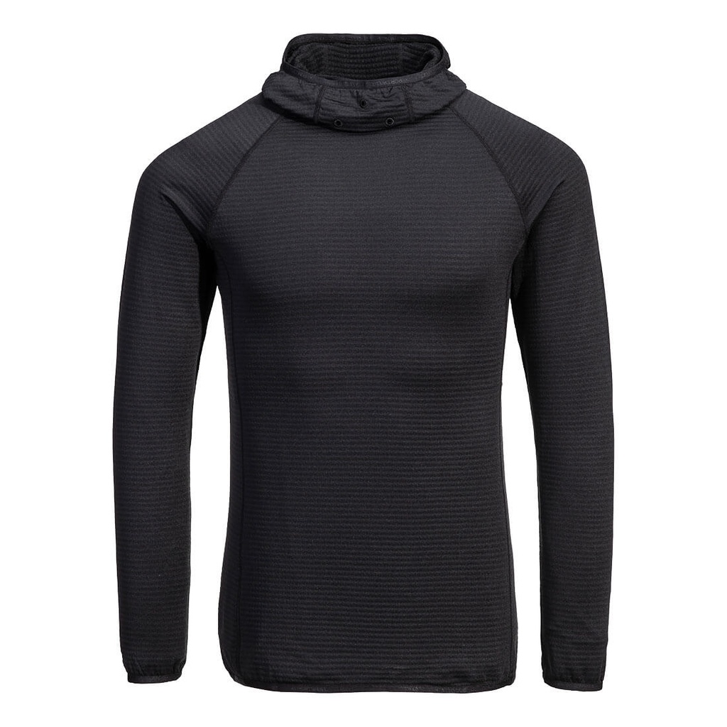 B191 Waffle Fleece Hooded Baselayer