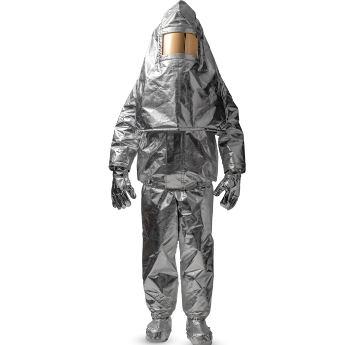 GAFS5000 Super Lightweight, Flexible Aluminized Fire Proximity Suit (Jacket, Trousers, Hood, Gloves, Gaiters)