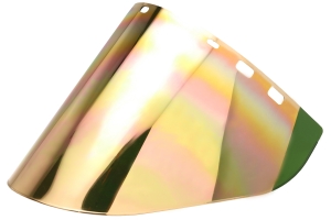 IM22-GHC6F-EU Gold on Clear Face Shield