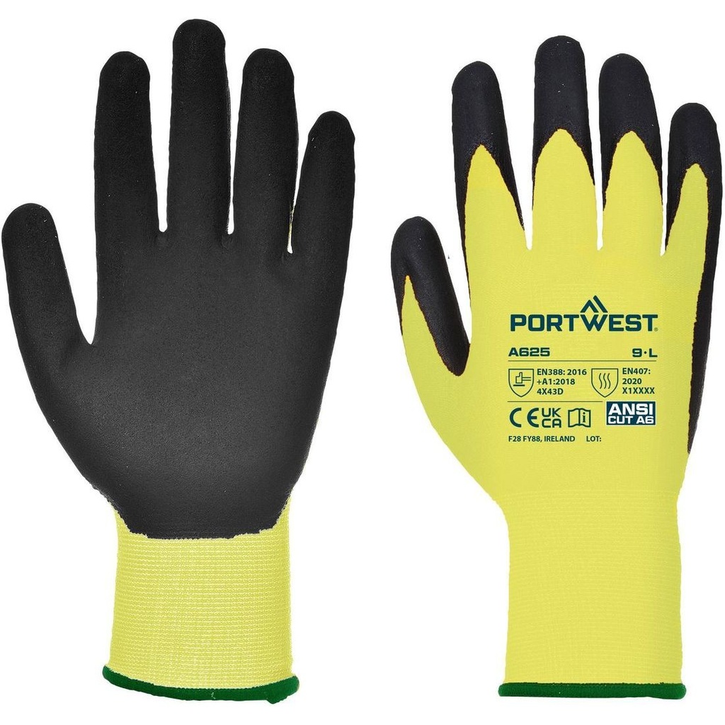 AB625 Cut D13 PU Essential Multipack Cut Resistant (PK12), Cut Level D