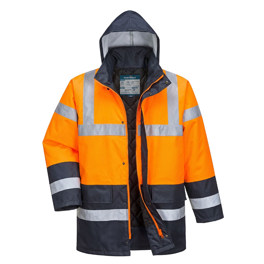 ES466 ES1 Essential Hi-Vis Contrast Winter Traffic Jacket