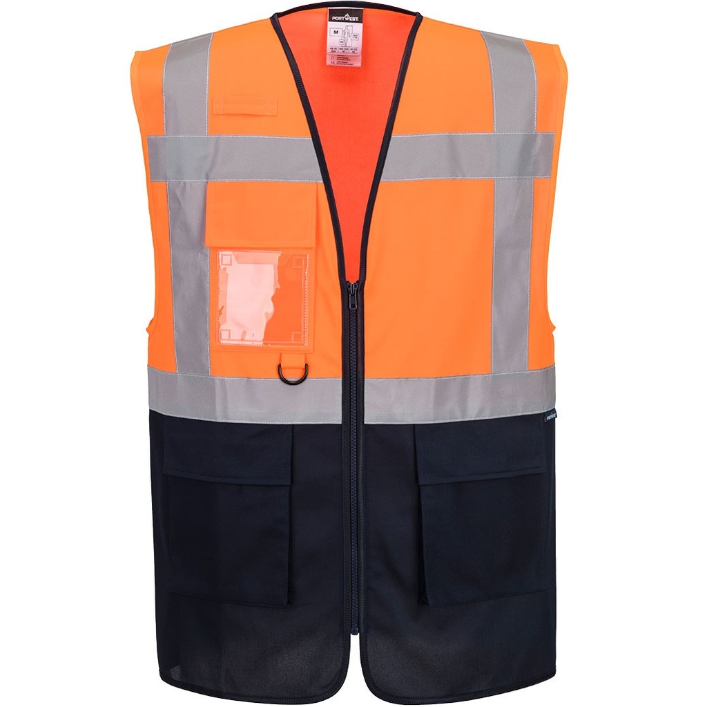 ES076 ES1 Essential Hi-Vis Contrast Executive Vest