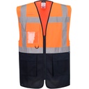 ES076 ES1 Essential Hi-Vis Contrast Executive Vest