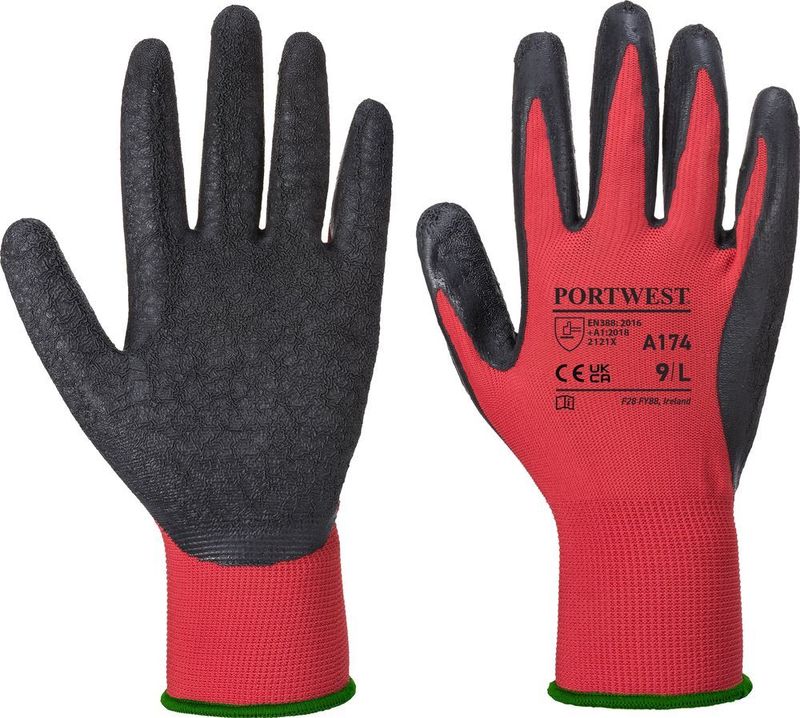 A174 Flex Grip ракавици со латекс