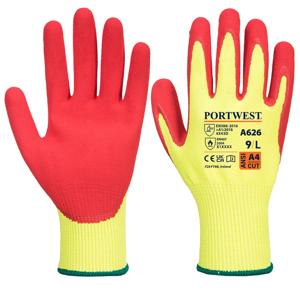 A626 Vis-Tex HR Cut Nitrile Glove, Cut (D)