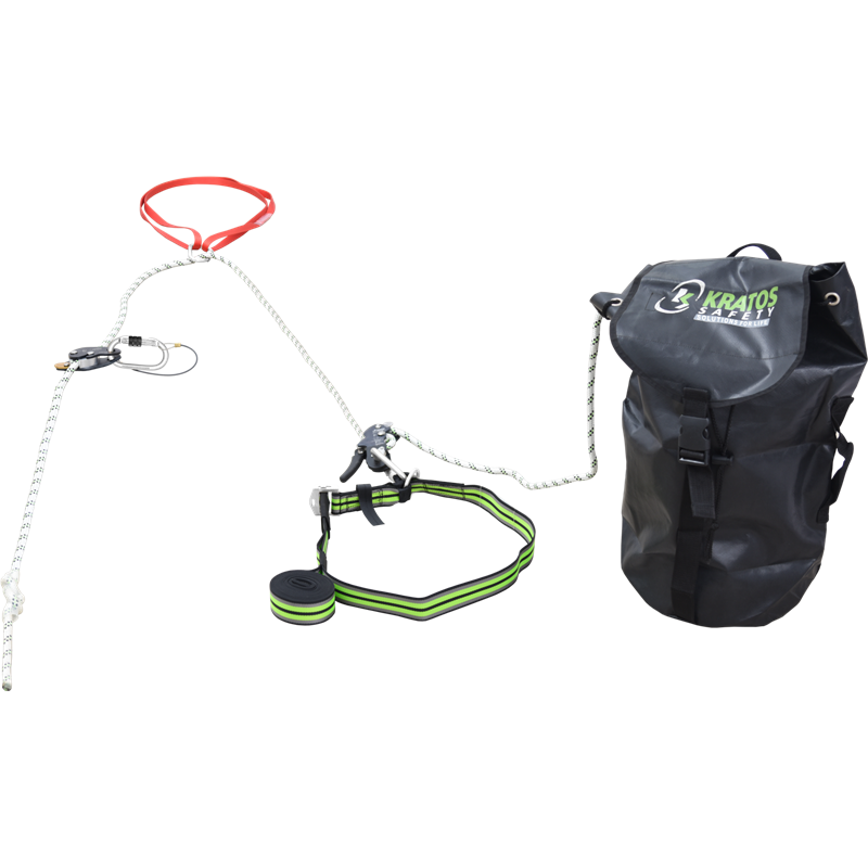 FA20113 2-in-1 Sliding fall arrest system with pre-incorporated evacuation feature