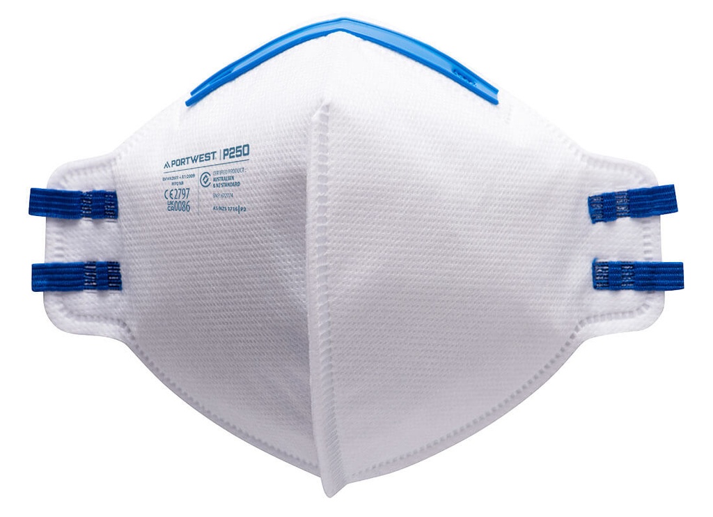 P250 Maskë Pluhuri Fold Flat FFP2