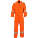 AF73 Целосен комбинезон сребрен Araflame (Nomex® Comfort Generic Fabric)