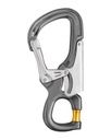 EASHOOK OPEN Connector with gated connection point for double lanyard and work positioning lanyard