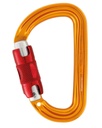 Sm'D D-shaped locking carabiner