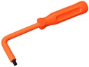 MS52 1000V Insulated bent male hex key with handle