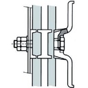 STDA2147DP Permanent double position earth connectors