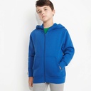 CQ6421 MONTBLANC Kids Пот јакна со качулка, поло врат и патент