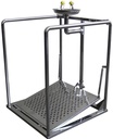 Eye/Face Wash, ISTEC Type EW, Pedestal with Support Control, Paltform Operated