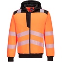 PW327 PW3 Hi-Vis Zip дуксер со капуљача