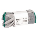 AB622 Cut C13 PU Palm Glove, Essential Multipack, Cut (C), 100°C