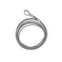 FA2020098 1st meter of Stainless Steel wire rope for KS7000 and KS2001 systems, crimped and supplied with a thimble