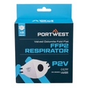 P210 FFP2 Valved Dolomite Fold Flat Respirator (Pk3)