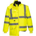 S427 Hi-Vis дишлива 7-во-1 Traffic јакна