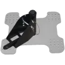 FA6004101 IBIS 2 Fixed anchorage point with 360° rotation for retractable fall arrester on trapezoidal roof sheet
