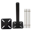 FA6021150E Galvanized steel post (500 mm high) with clamping plates