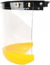 GE 1255-10 Helmet-mountable face Visor (20x40 cm) , Chin protector